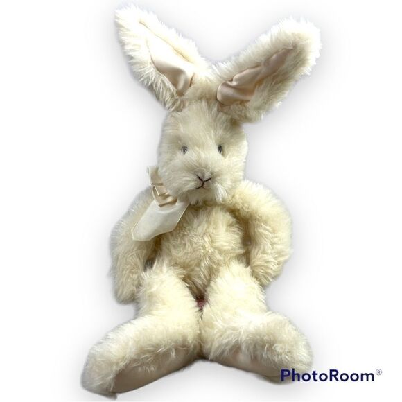 Vintage Russ Berrie Magnolia Cream Bunny Rabbit Plush Easter 17" - Picture 1 of 10